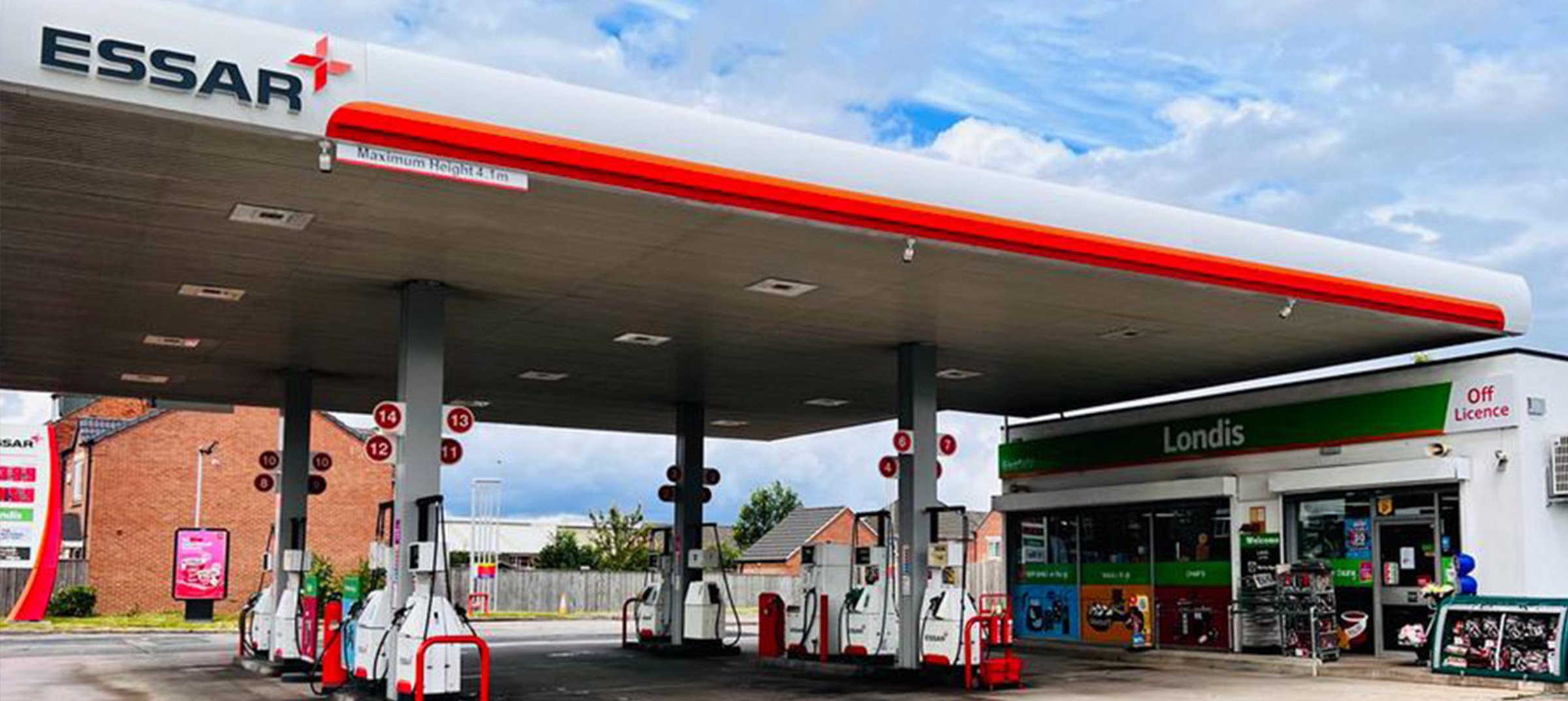 Three forecourts nationwide